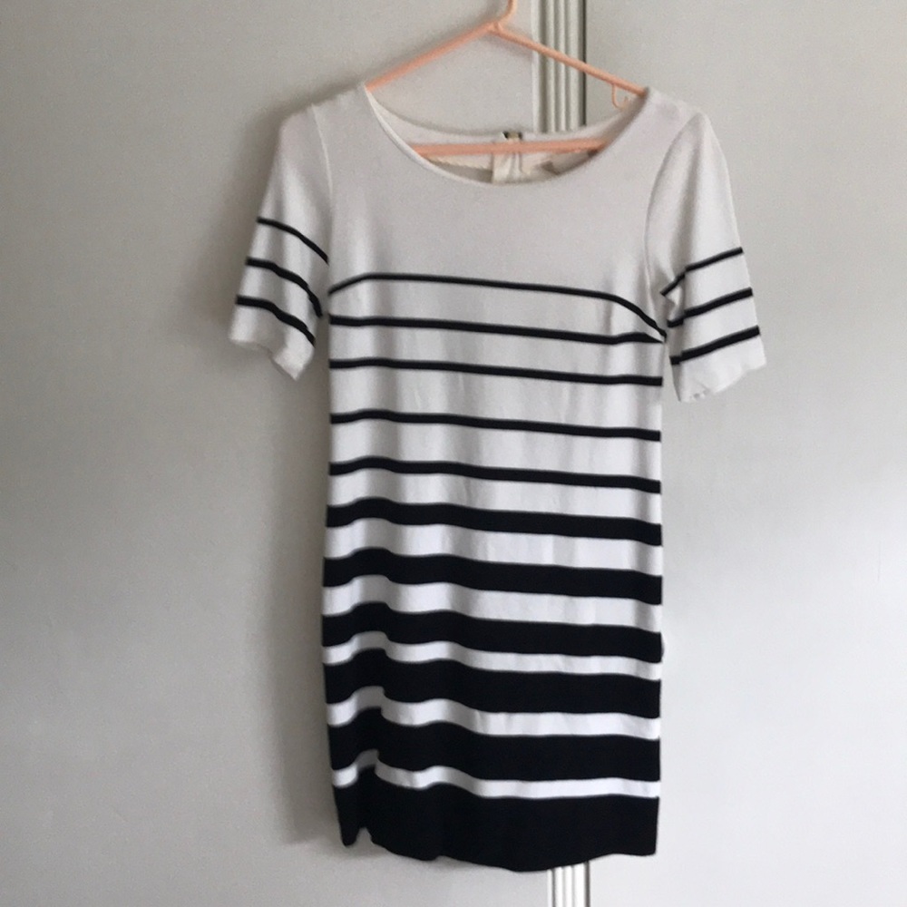 Banana Republic striped sheath dress